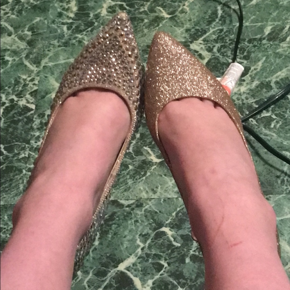High heels, two different kinds.